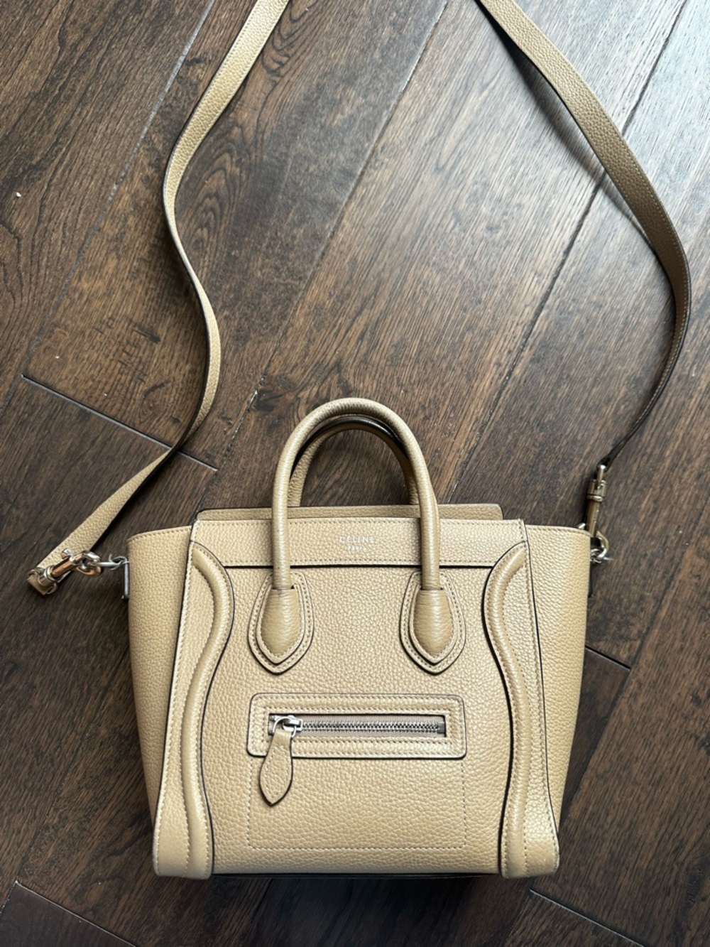 Celine Mini Luggage Tote in Beige Taupe - Picture 2 of 16
